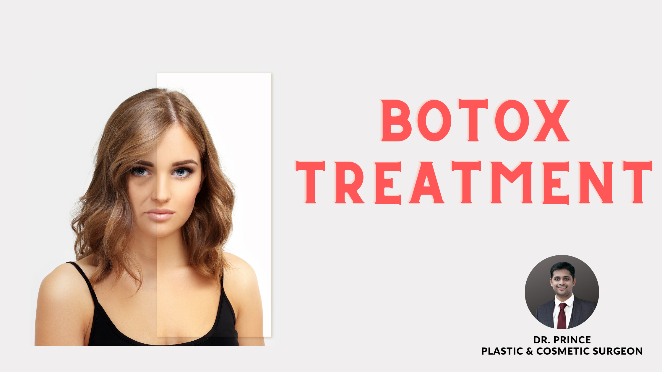 Image: A close-up view illustrating the transformative effects of Botox treatment by Dr. Prince. Smoothed facial lines and a refreshed appearance, showcasing the artful touch of aesthetic enhancement.