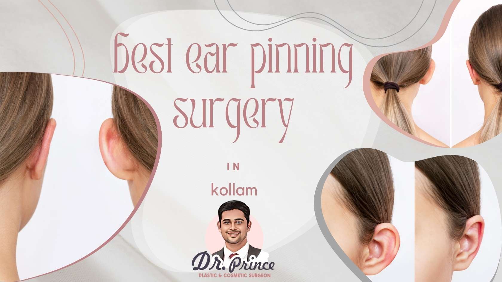 Woman smiling confidently after ear pinning surgery