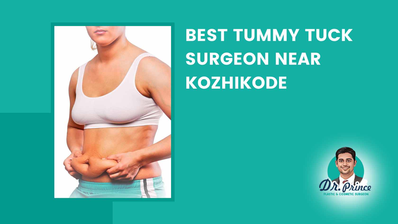 Dr. Prince performing tummy tuck surgery at the Sushrutha Institute of Plastic Surgery.