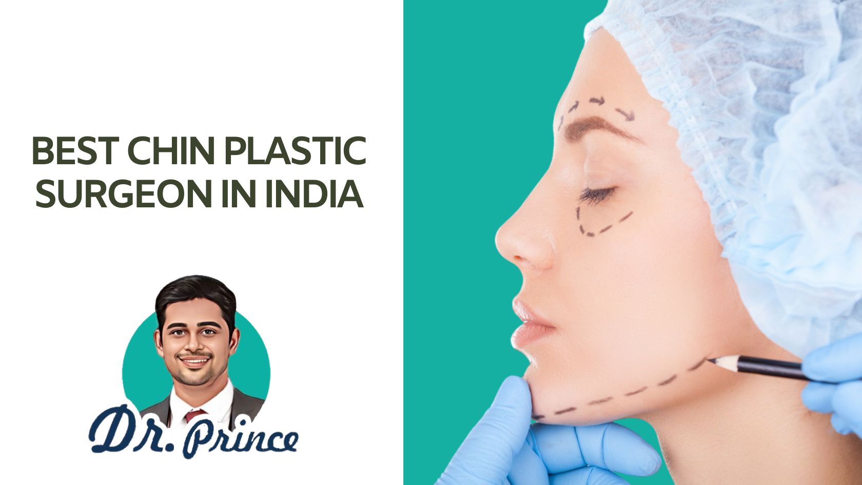 Dr. Prince performing chin plastic surgery in Kerala
