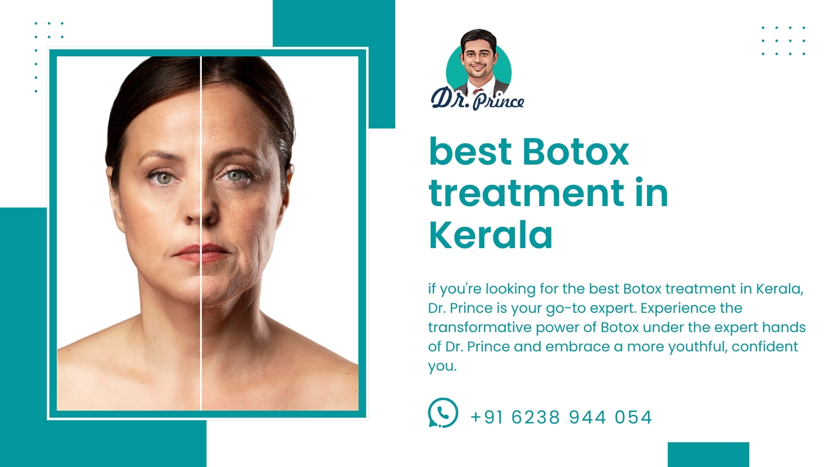 Dr. Prince performing Botox treatment at Sushrutha Institute of Plastic Surgery, Elite Hospital, Thrissur, Kerala.