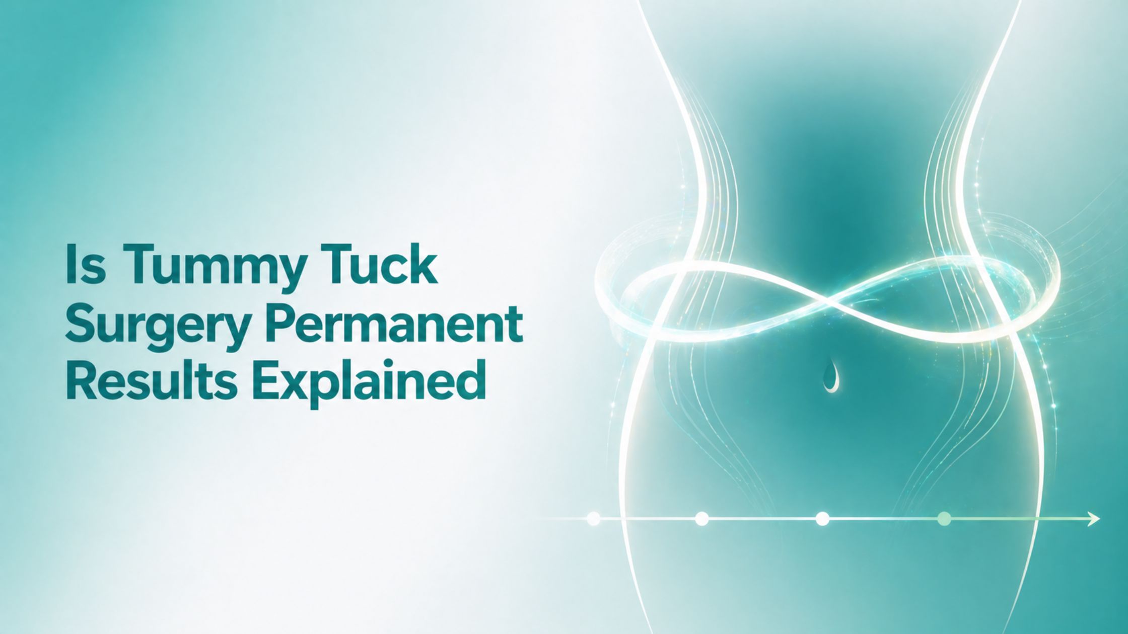 Is Tummy Tuck Surgery Permanent Results Explained illustrated with a minimal waist contour and long-term results concept
