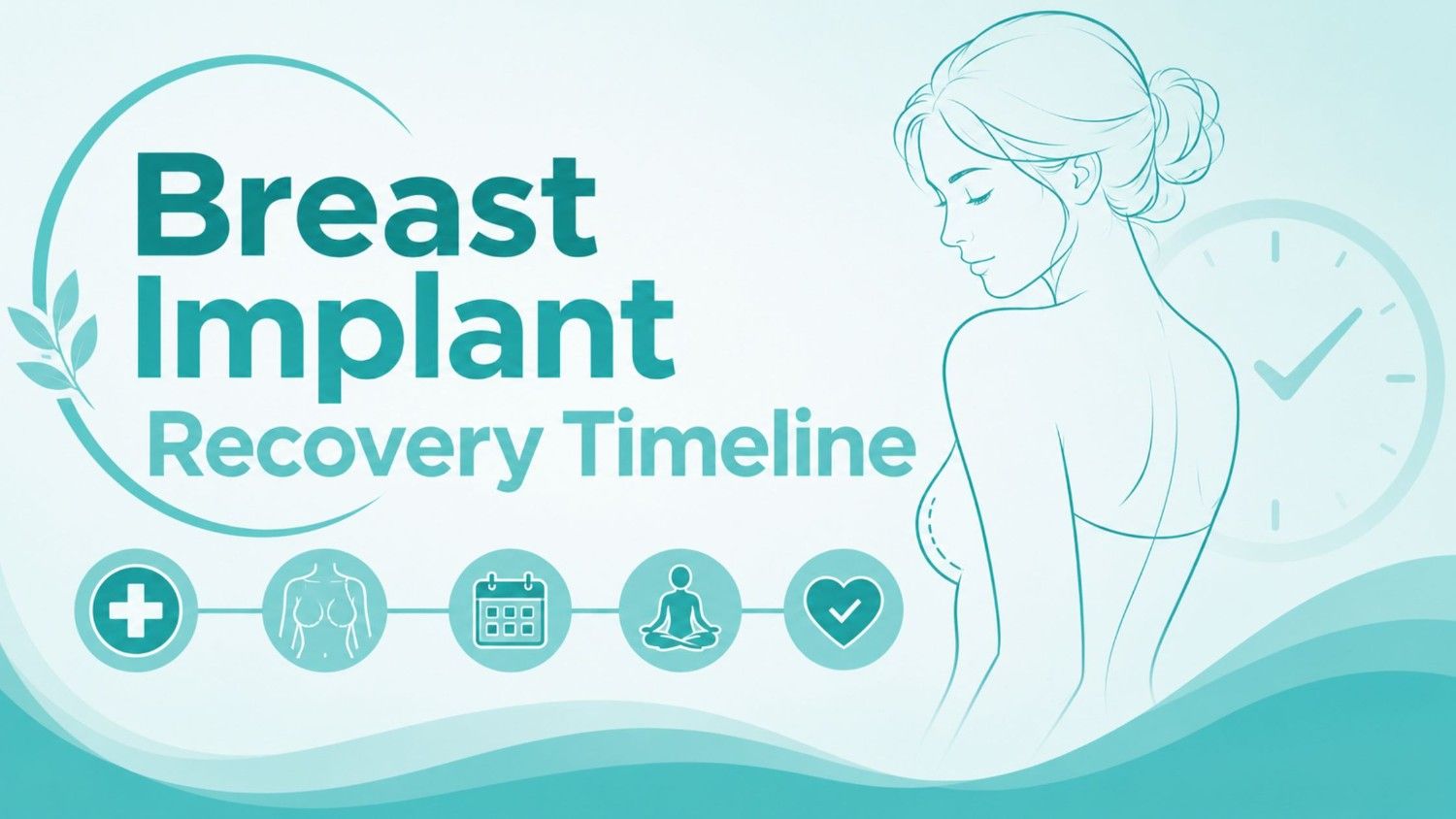 Breast Implant Recovery Timeline feature image illustrating the healing journey after breast implant surgery with a recovery timeline, wellness concept, and post-operative care.